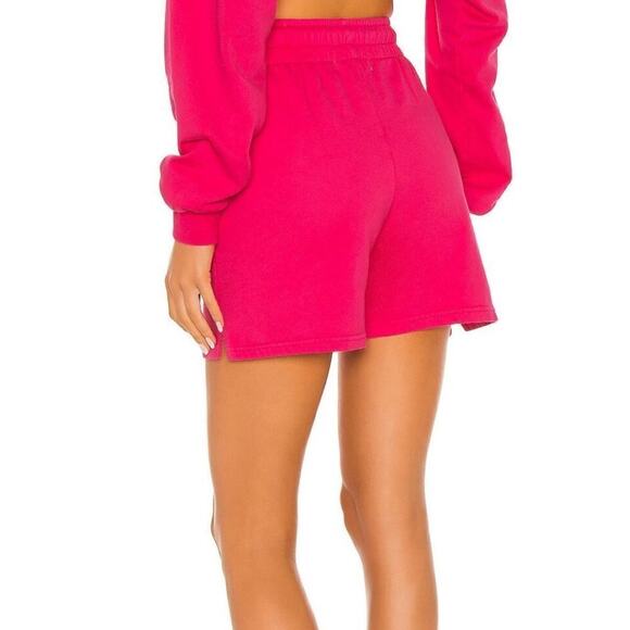 REVOLVE x Frankies Bikinis Burl Sweat Short Small Rosewood (Pink) NWT - Picture 3 of 16